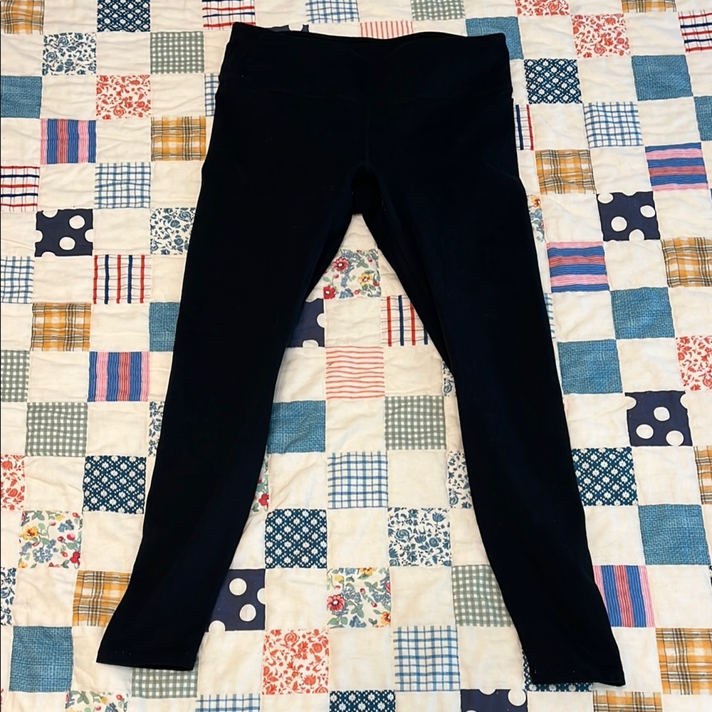 Fabletics Black Leggings Sleek Stretchy Design